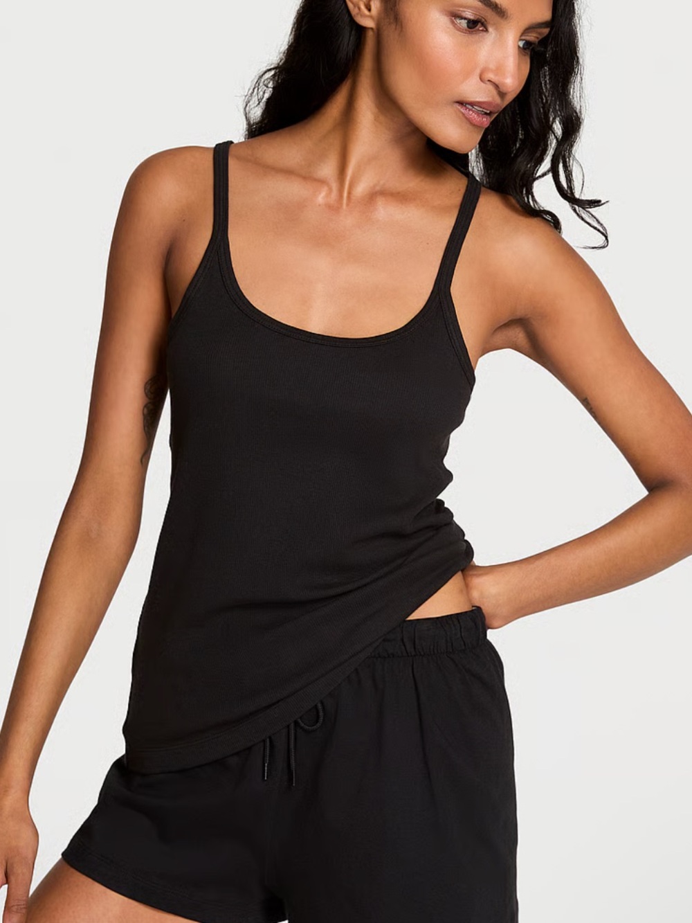 Victoria’s Secret black sleep tank